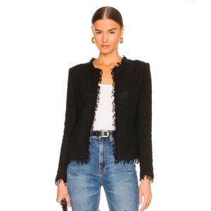 IRO Shavani Jacket in Black Size 42
